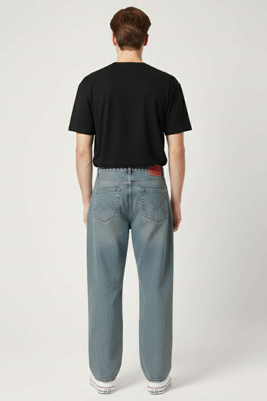 Buttoned Pocket Regular Fit Men's Trousers Green Tint