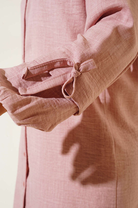 مسحوق البدلة المزدوجة من الكتان بأزرار