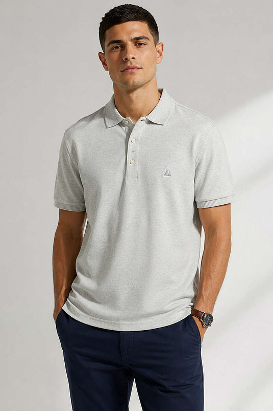 Düğmeli Polo Yaka Erkek T-shirt Yeşil