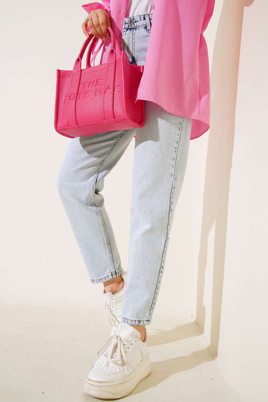 Düz Boyfriend Bondi Açık Kar Pantolon