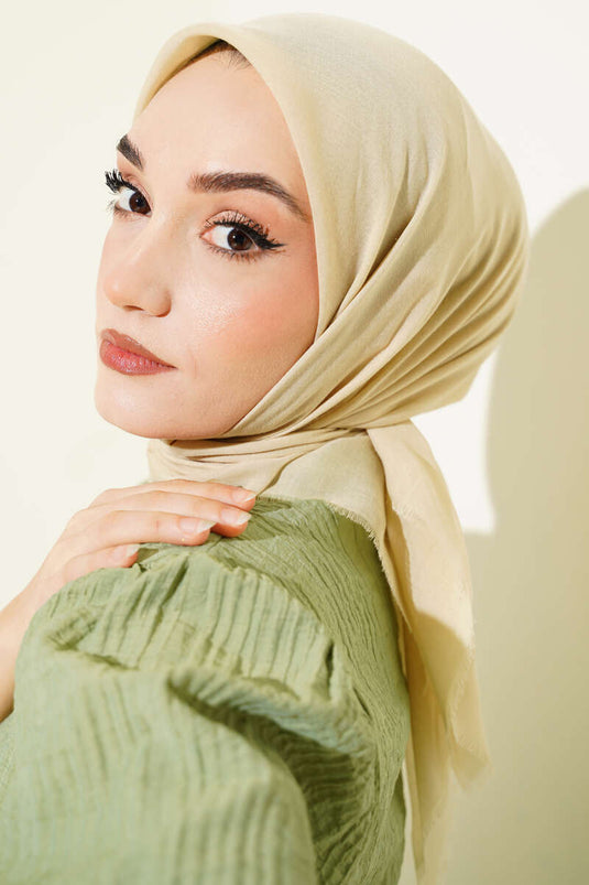 وشاح قطني دوز فلامو شامبانيا