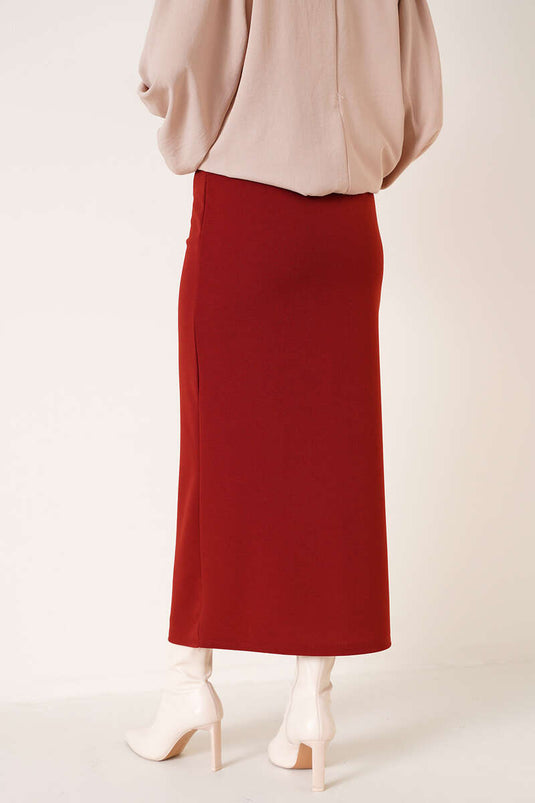 تنورة قلم رصاص مستقيمة