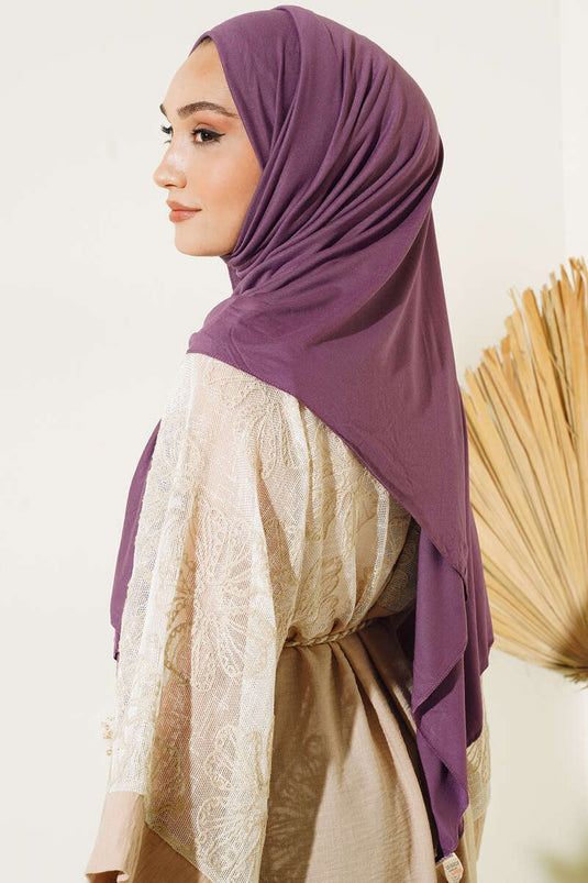 Düz Penye Şal Mor