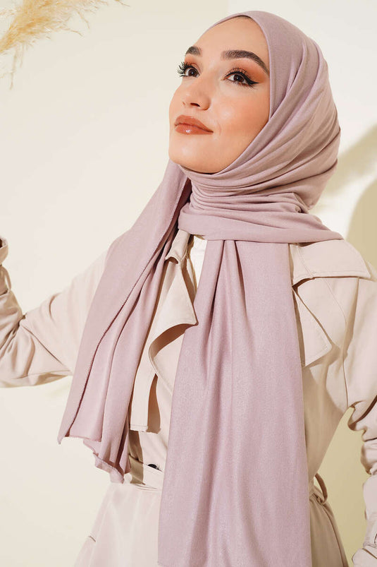 Châle en coton peigné uni Vinaigre