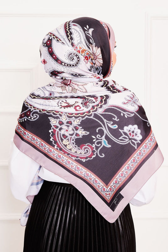 Efsun Châle Doux à Motifs -2