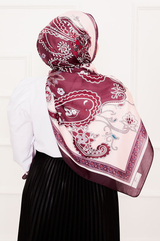 Efsun Pattern Soft Shawl -8