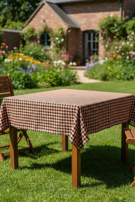 Ekoseli Tablecloth Brick Red