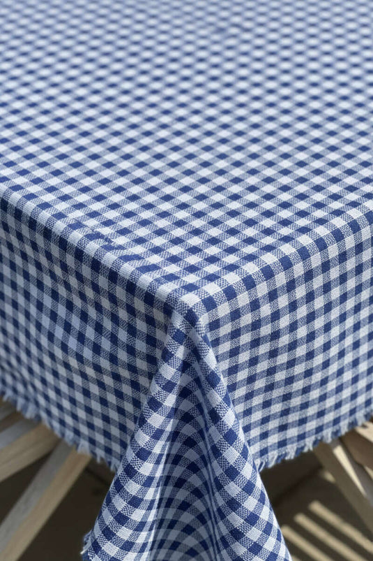 Ekoseli Tablecloth Blue