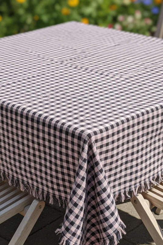Ekoseli Tablecloth Powder Pink