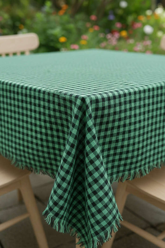 Ekoseli Tablecloth Green