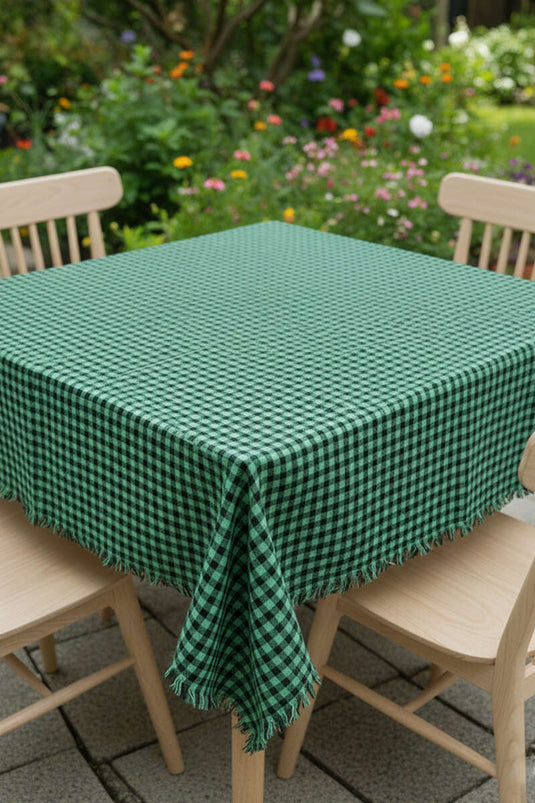 Ekoseli Tablecloth Green