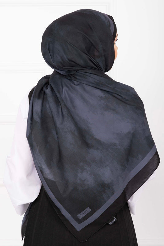 Elegantie Patroonsjaal Serie Zwart