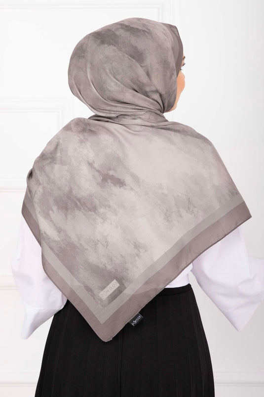 Elegance Desenli Şal Serisi Vizon