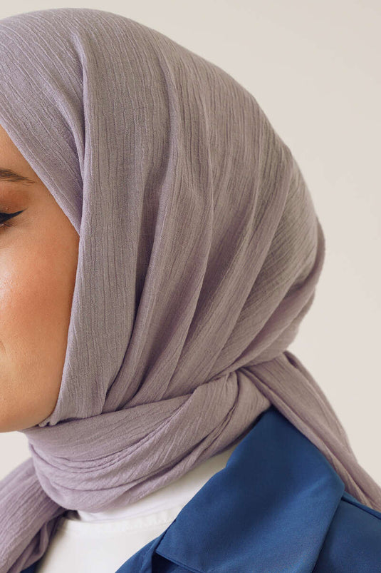 سلسلة أنيقة شال أرجواني فاتح -9