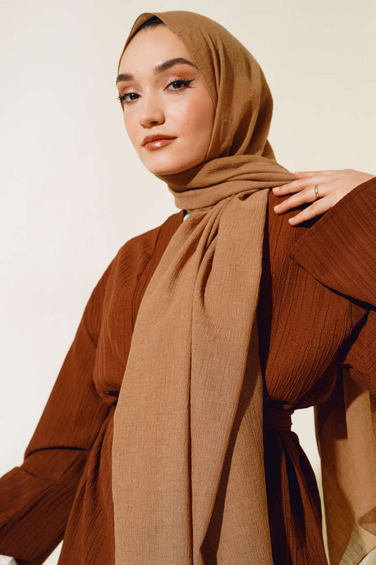 Elegant Series Caramel Scarf