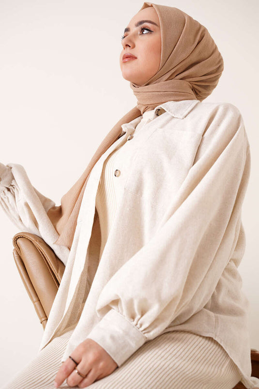 Elegant Series Latte Shawl -28