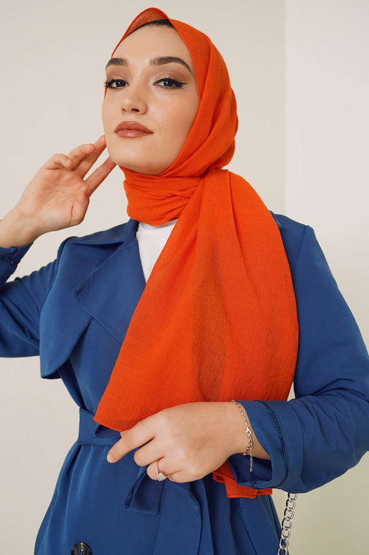 Elegant Series Orange Scarf -43