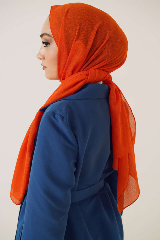 سلسلة أنيقة شال برتقالي -43