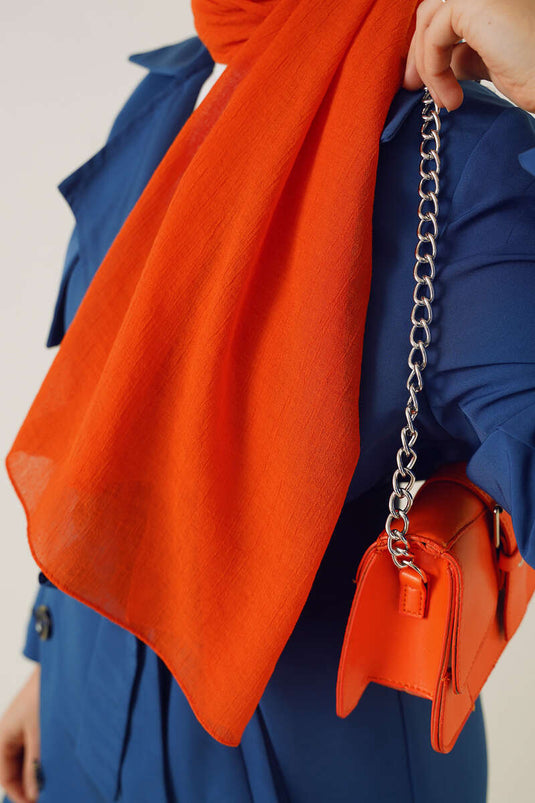 سلسلة أنيقة شال برتقالي -43