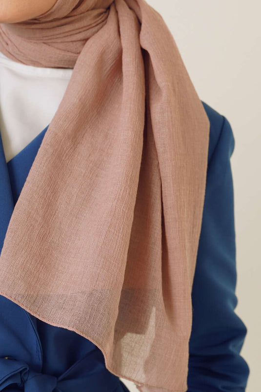 Elegant Serisi Toz Pembe Şal