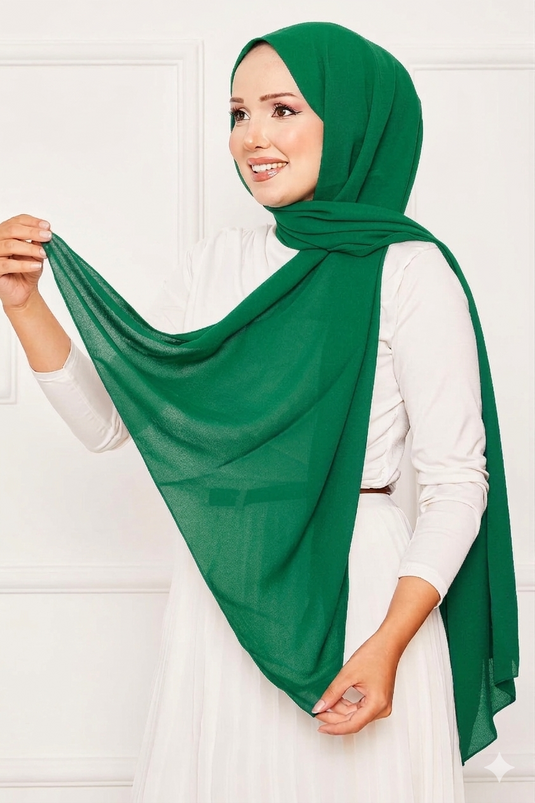 Série Écharpe Krep Douce Élégante Benetton