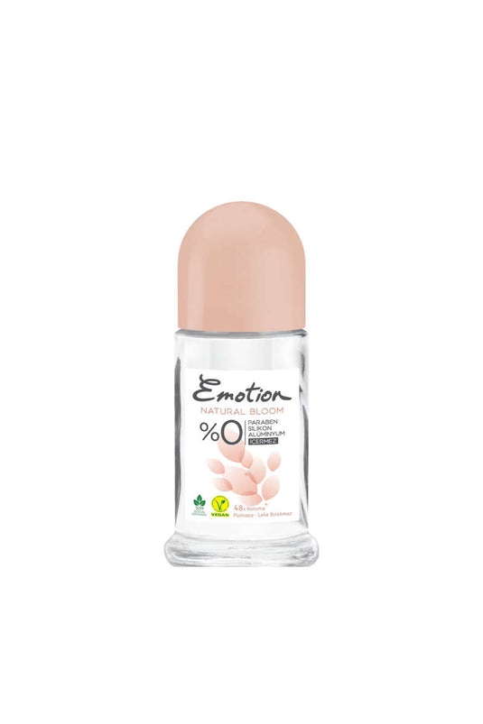 Emotion Natural Bloom 0% Aluminum Paraben Silicone Free Women's Roll-On 50 Ml
