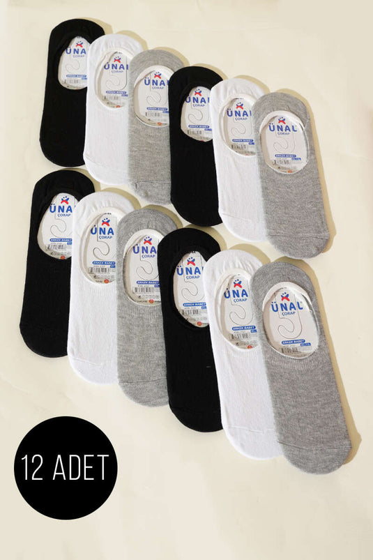 Men's 12-Pack Assorted Ballet Socks (1)