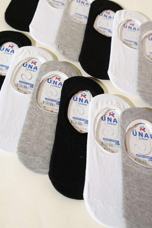 Men's 12-Pack Assorted Ballet Socks (1)