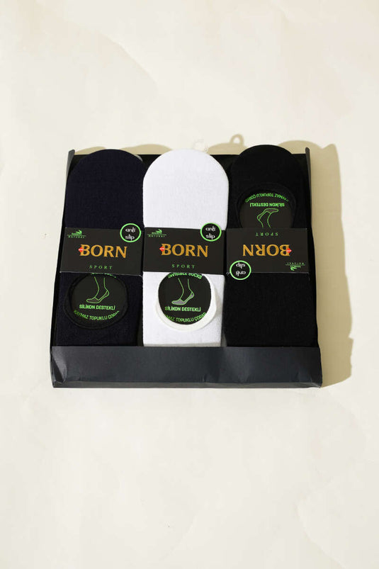 Assortiment de 12 paires de chaussettes ballerines en bambou pour homme 1