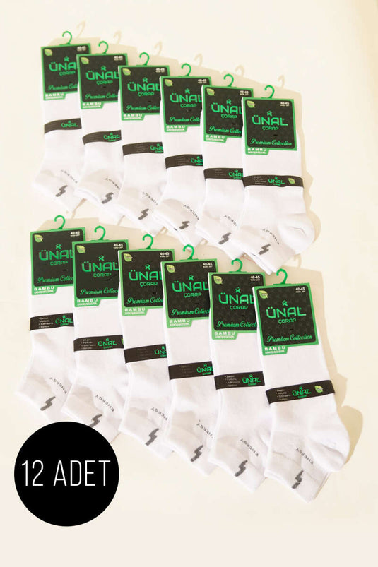 Chaussettes invisibles en bambou pour homme, lot de 12, assortiment 6