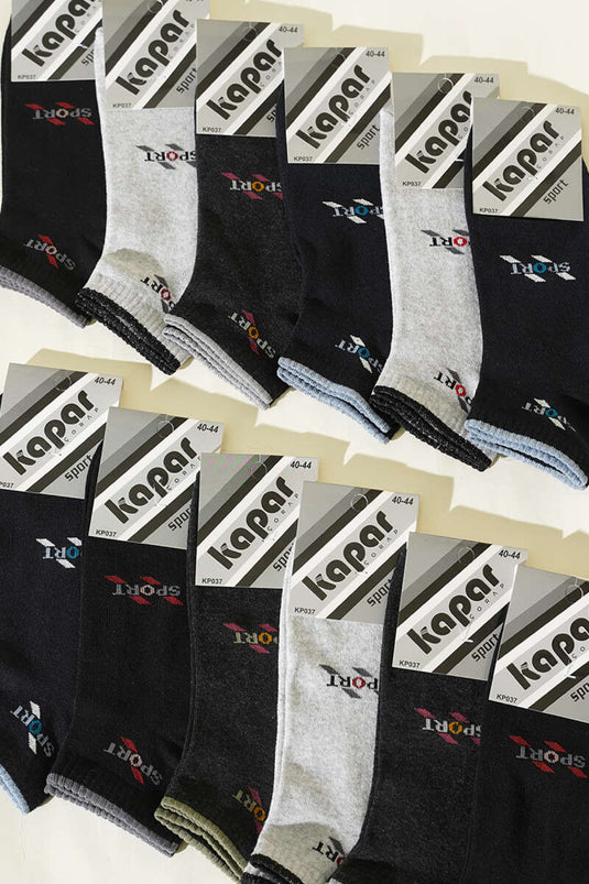 Erkek 12'li Patik Çorap Asorti 2