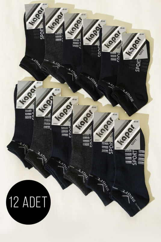 Erkek 12'li Patik Çorap Asorti 4
