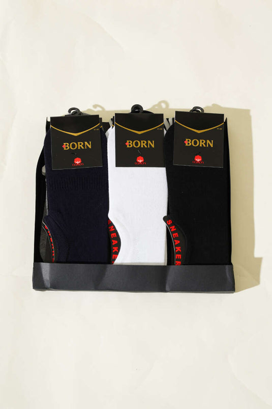 Assortiment de 12 paires de chaussettes de sport en coton peigné pour hommes 1