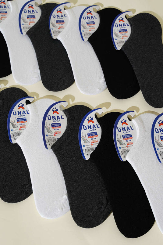 Men's 12-Pack Assorted Sneaker Socks (2)