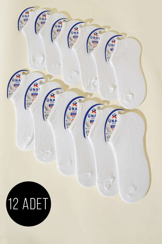 Men's 12-Pack Sneaker Socks White