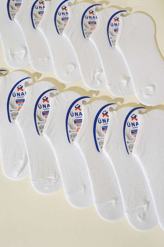 Men's 12-Pack Sneaker Socks White