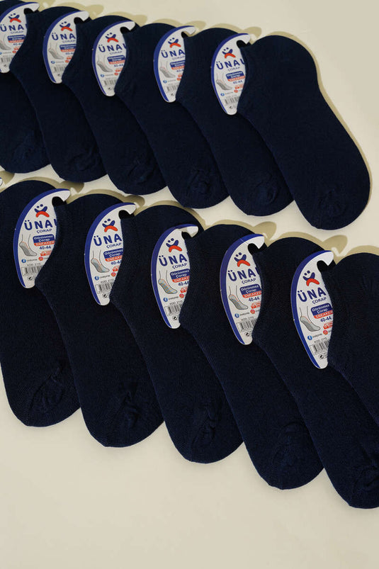 Men's 12-Pack Sneaker Socks, Navy Blue
