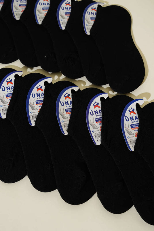 Men's 12-Pack Sneaker Socks, Black