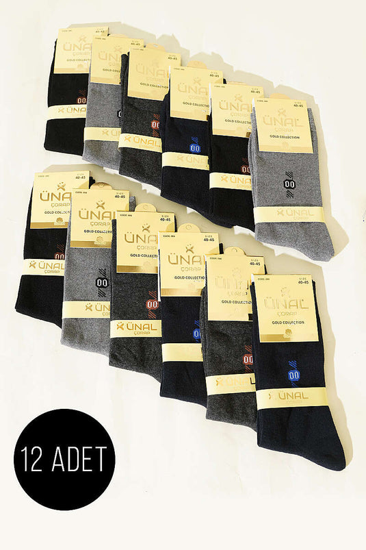 Men's 12-Pack Assorted Ankle Socks 4