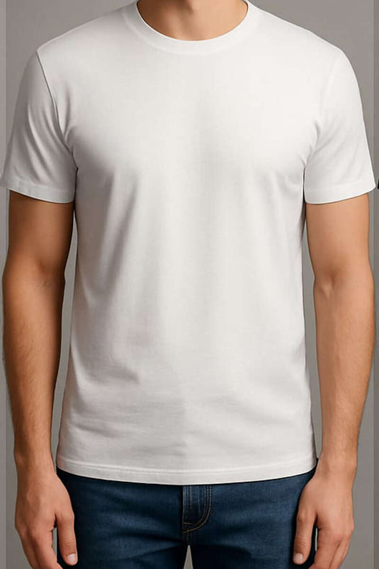 Men's 2-Pack Basic T-shirts, Black and White