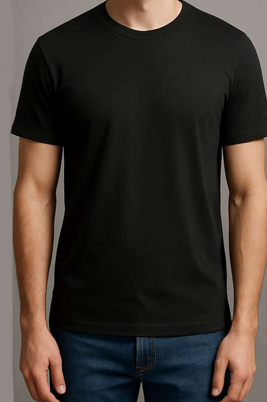Men's 2-Pack Basic T-shirts, Black and White