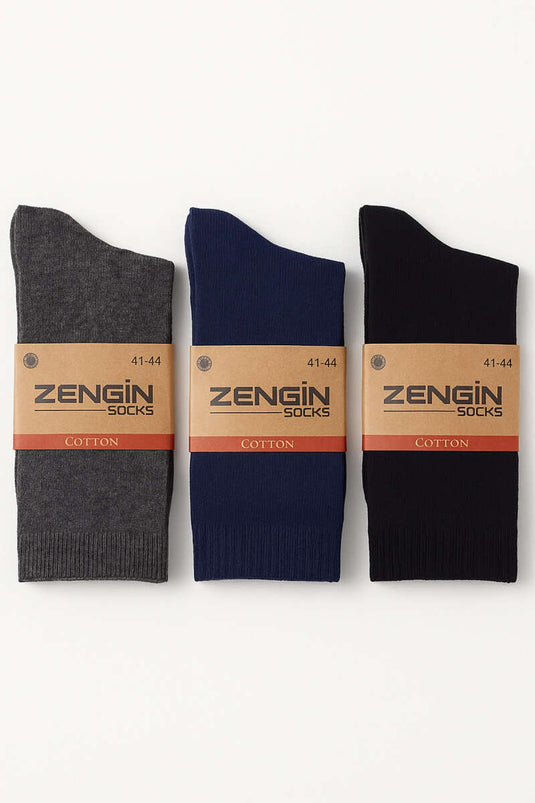 3er-Pack Herren-Socken aus Frottee, Sortiment 1