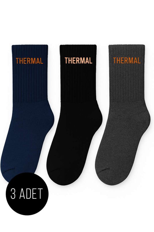 Assortimento di calzini termici da uomo, confezione da 3 pezzi 1