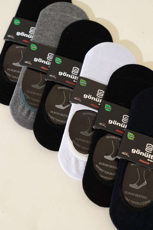 مجموعة جوارب باليرينا الخيزرانية للرجال، عبوة من 6 قطع، 1