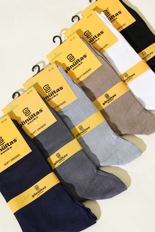 Erkek 6'lı Yazlık Bambu Soket Çorap Asorti 1