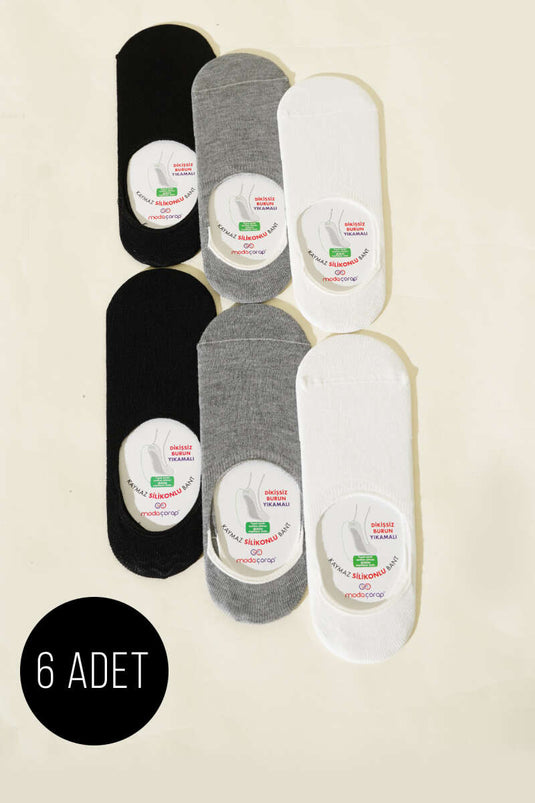 Men's Bamboo 6-Pack Seamless Socks Assortment 1