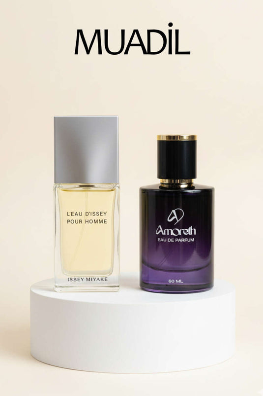 Parfum pour homme violet