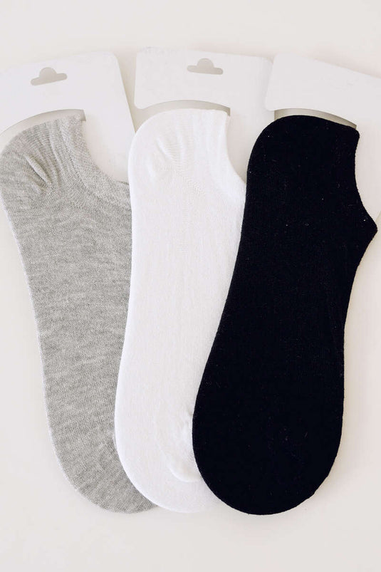 Men's Sneaker Triple Socks Assortment 1