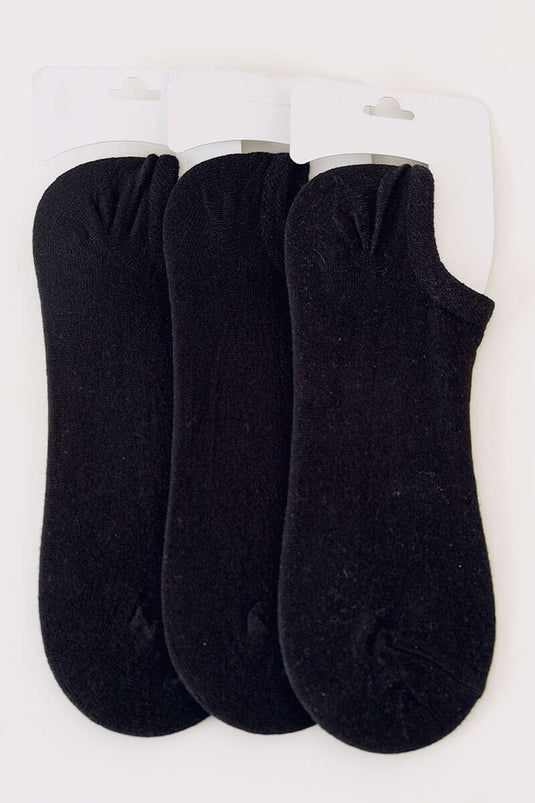 Men's Sneaker Triple Socks Black