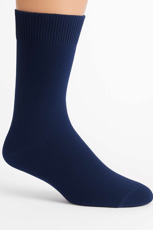 Men's Thermal Ankle Socks, Navy Blue